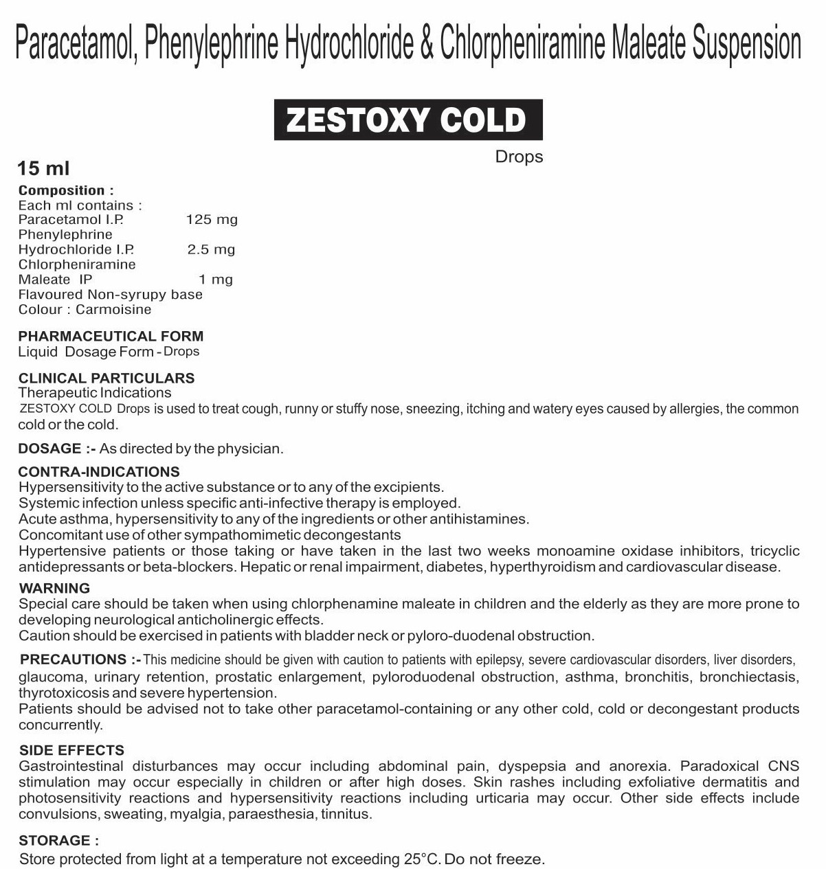 EACH UNCOATED TABLETS CONTAINS :LEOCETRIZINE HCL IP 5MGC IP 500MGPHENYLEPHRINE HCL IP 5 MG AMBROXOL HCL IP 30 MG GUIPHENSIN IP 50 MG COLOUR : TARTRAZINE SUPRA & BRILLIANT BLUE